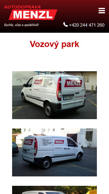 mobilní zobrazení