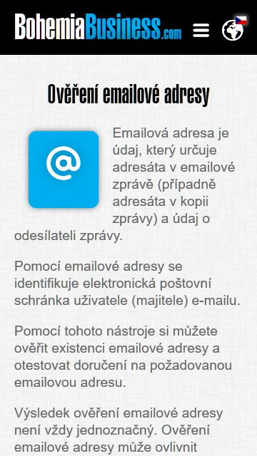 bohemiabusiness.com mobilní zobrazení